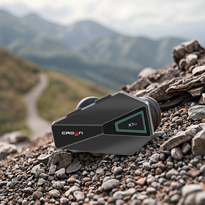 X7 interkom bt 5.0 sistem interkom, Headphone kualitas suara tinggi ANC sepeda motor Headset interkom Intercomunicador Moto - Product Image 2