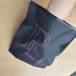 Fashion Matte Black Frosted Garment Zipper Bag Custom Logo Printed Resealable PE Zip Bag for Clothing Brand Packing - Product Image 1
