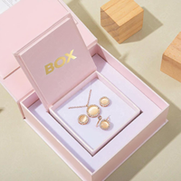 Boîte à Bijoux en Papier Style Livre avec Logo Personnalisé pour Boucles d'Oreilles Pendentifs Bague Boîte à Bijoux Collier au Design en Forme de Livre Unique