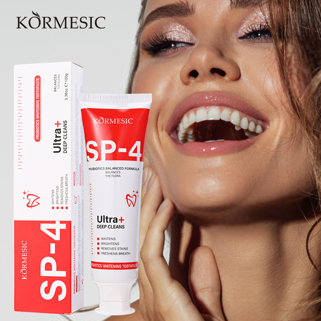 KORMESIC Wholesale Private Lablels OEM Probiotic Whitening Toothpaste 100g Cleaning the Teeth