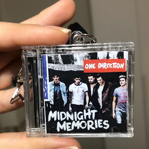 LOW MOQ Logotipo de personalización Singer Chip One Direction Midnight Memories Llavero Tag 1 D Mini CD Nfc Llavero - Product Image 3