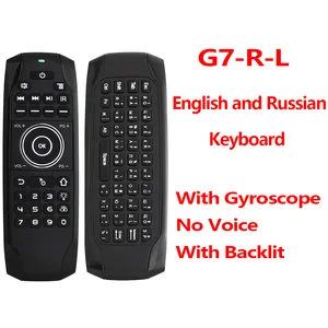 G7 Điều Khiển Từ Xa Không Dây 77 Phím Chuột Không Khí Bàn Phím Mini Học IR Con Quay Hồi Chuyển 6 Trục Cho Android TV Box H96 Max 3318