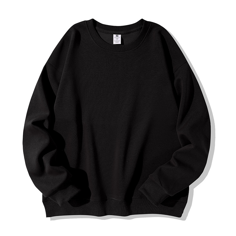 Round neck style - black