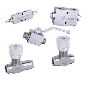 农业工程移动机械液压动力装置VRDE VBPDE C 3/8 BSP双先导止回阀控制工作 - Product Image 1