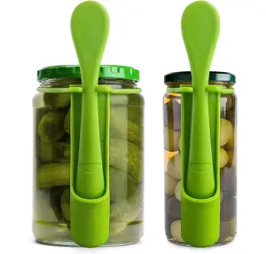 Bequeme Essiggurken gabel 2er Pack Pickle Küchen helfer Grabber für den Jar Pickle Holder