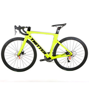 Bicicleta de Carretera <span class=keywords><strong>Twitter</strong></span> <span class=keywords><strong>R3</strong></span> con Cuadro de Fibra de Carbono Aero, 24 Velocidades, Cuadro de Carreras, Freno de Disco Hidráulico, Bicicleta de Carbono - Product Image 5