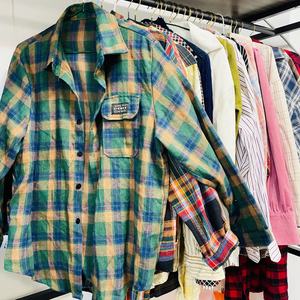 Camisa a Cuadros Vintage al por Mayor, <span class=keywords><strong>Ropa</strong></span> <span class=keywords><strong>Retro</strong></span> para Hombre, Estilo Informal, de Alta Calidad, Ligeramente Usada, Venta al por Mayor de Fábrica Jackwen EXP - Product Image 2