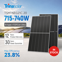 Panneaux solaires bifaciaux Trina Solar Vertex N 720W 730W 740W, module PV de type N TOPCon en stock