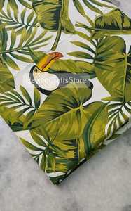 Tela Estampada con Tucanes Tropicales, Tejido de Algodón Transpirable de Gran Ancho para Prendas Femeninas - Product Image 3