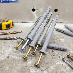 Malaxy - Fabricant de chevilles d'expansion en béton de 5 mm 6x80 mm, vis à tête fraisée, tubes en plastique PE nylon, goujons muraux - Product Image 1