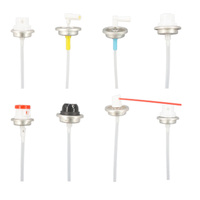 Vanne de pulvérisation automatique en gros pour déodorant, buse de pulvérisation et valve pour aérosols de déodorant