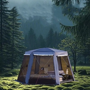 <span class=keywords><strong>Prix</strong></span> d'usine vente en gros de <span class=keywords><strong>yourte</strong></span> mongole ouverte à vitesse hexagonale automatique Oxford conception de tente de Camping pour 5-8 personnes - Product Image 6
