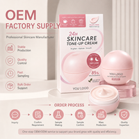 Crème Visage Hydratante Éclaircissante au Complexe d'Acide Hyaluronique Luminous-Skin, Unifie le Teint, Céramide Rose Lacté, OEM ODM