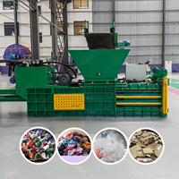 Presse à balles hydraulique pour carton, vêtements, bouteilles en plastique, textiles, déchets de vêtements, canettes en aluminium