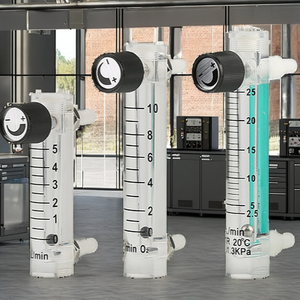 Instelbare 3l Tot 30l Kunststof Paneel Luchtstroommeter Aanpasbare Rotameter Gasdebietmeter Oem Productcategorie Stroommeters - Product Image 4