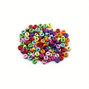Perline Numerate Ilan 4x7mm per Lavori Artigianali 17g - Product Image 1