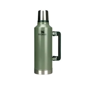 大容量不锈钢真空保温壶和杯户外旅行烧瓶热水瓶热水瓶，用于冷热饮料