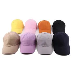 Gorras de béisbol unisex, sombrero personalizado 100% algodón, 6 paneles, venta al por mayor