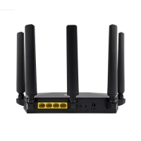 Routeur WiFi 6 AX3000 HZY-UL6300 1 WAN 3 LAN Gigabit 5 Antennes TR069 WPA3 IPv6 QoS pour Domicile, Bureau, FTTH