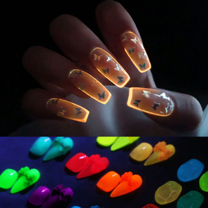 <span class=keywords><strong>Esmalte</strong></span> <span class=keywords><strong>de</strong></span> <span class=keywords><strong>Uñas</strong></span> Fluorescente <span class=keywords><strong>de</strong></span> 9 Colores que Brillan en la Oscuridad, Gel UV Luminoso para <span class=keywords><strong>Uñas</strong></span> - Product Image 6