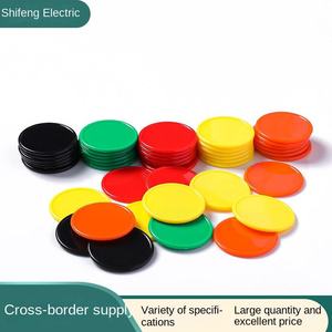 Jetons de comptage en plastique vierges multicolores de 37 mm, jetons de jeu, jouet éducatif Montessori pour l'organisation des nombres et la mathématique pour enfants - Product Image 2