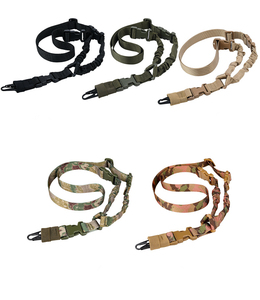 Accesorios de caza al aire libre, correa de trabajo de un solo punto de nailon, cuerda colgante, eslinga larga ajustable, portador táctico inclinado, gancho de Metal - Product Image 5