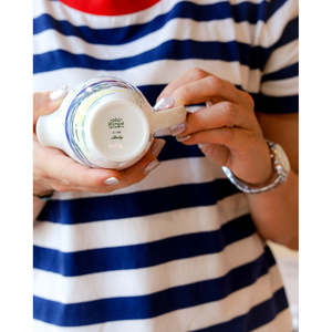 Set da Tè e Caffè Richard Ginori 12 Pezzi con Design a Linee Decorative per Hotel e Viaggi, Consegna Manuale - Product Image 5