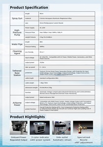 Дрон для очистки высотных зданий с эффективным мониторингом в реальном времени, интеллектуальной системой распыления и точным дистанционным управлением - Product Image 2