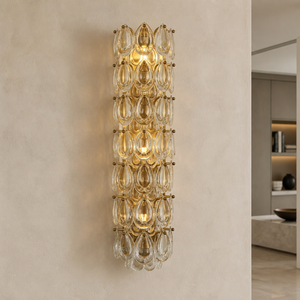Custom Modern Copper Living Room Crystal <b>Wall</b> <b>Light</b> lamp Villa Indoor Home Bedroom Luxury Golden Sconce Handmade - Product Image 1