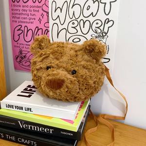 Nuevo lindo Oso De <span class=keywords><strong>Barcelona</strong></span>, bolso de hombro de colección de gran capacidad, mochila multifuncional, bolso de muñeca de juguete de peluche - Product Image 5