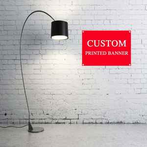 Bannières suspendues personnalisées en polyester écologique 16x32 pouces/40x80 cm, enseignes personnalisées pour l'extérieur et l'intérieur, fête d'anniversaire, numérique - Product Image 4