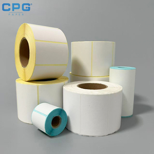 Manufacturer Custom 3x5 4x4 Inch Strong Adhesive Thermal Label Grocery Retail Shelf Marking Inventory Control Labels - Product Image 1