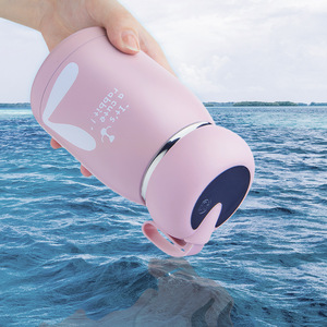 Botella Térmica Inteligente de Silicona sin BPA para Niños, Taza Antiderrames, Linda Botella de Acero Inoxidable Aislada con Estampado, para Regalo Promocional - Product Image 5