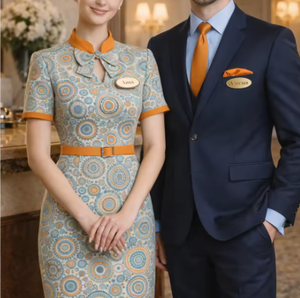 Chaqueta de Chef Unisex de Manga Corta de Poliéster/Algodón con Estampado Digital y Detección de Agujas para Uniformes de Restaurante y Bar - Vesbhusha - Product Image 5