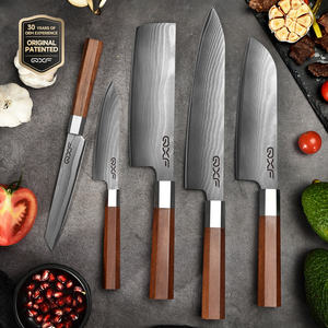 <span class=keywords><strong>Couteau</strong></span> Nakiri <span class=keywords><strong>Damas</strong></span> personnalisé de 7 pouces avec manche en bois de rose, <span class=keywords><strong>couteau</strong></span> de cuisine japonais super tranchant pour légumes - Product Image 3