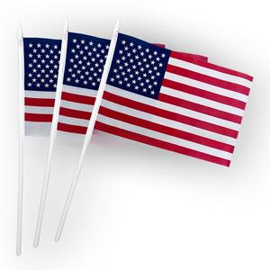 Американский флаг триколор сплошной полюс полиэстер флаг дешевый маленький флаг - Product Image 5