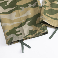 Combinaison de chasse de combat en plein air en style BDU jaune vert Jungle Camo veste et pantalon avec mélange de polyester de coton résistant Rip-Stop