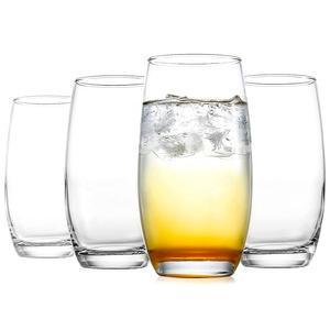 13oz Stemless Wine Glass Crystal Glass Highball Glass Cup Clear Cocktail Coupes Glasses - Product Image 1