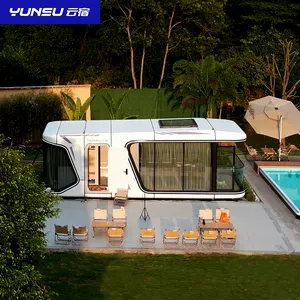 China Ready-made YUNSU Prefabricated Luxury Villa Tiny Housing Steel Prefab Housing Prefab house