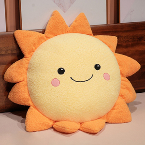 หมอนอิงตุ๊กตาดอกทานตะวันการ์ตูนน่ารัก ของตกแต่งบ้าน สำหรับโซฟาและเก้าอี้ - Product Image 4