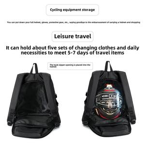 <span class=keywords><strong>Sac</strong></span> à <span class=keywords><strong>dos</strong></span> de cyclisme de grande capacité pour les motocyclistes masculins et féminins <span class=keywords><strong>Sac</strong></span> de casque intégral étanche avec style tendance pour les voyages - Product Image 4