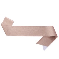Écharpe d'épaule extensible en tissu or pailleté tendance, personnalisable avec logo DIY