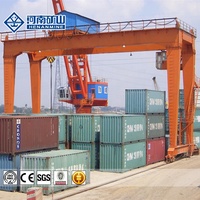 Grue à conteneurs Kuangshan de Chine, 50 tonnes, prix de la grue RMG, 35 tonnes, 45 tonnes, grue à portique montée sur rail pour le levage de conteneurs
