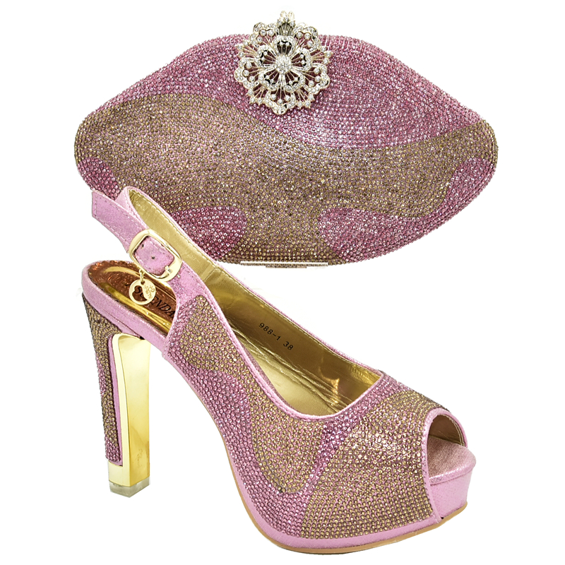 Zapatos de fiesta con tejido de ante rosa | INVITADISIMA Talla Zapatos 36