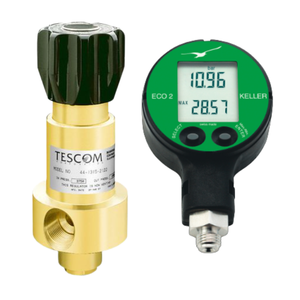 Regulator: Tescom 44-1300/44-1326 High Flow Reducing with ECO-2 Digital <b>Gauge</b> - Product Image 1