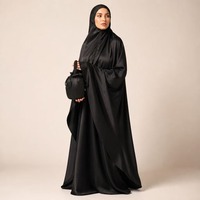 Ensemble de prière Mukena bicolore pour femmes, vêtements modestes, vêtements islamiques