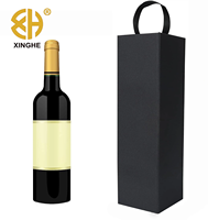 Boîte cadeau pour vin avec logo imprimé personnalisé, boîte en papier pour vin, boîte en papier pour bouteille de vin, emballage cadeau pour verre à vin