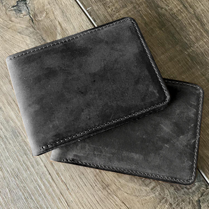 גברים זיהוי מותאם אישית ארנק עור אמיתי קצר מטורף עיצוב סוס rfd דק כרטיס אשראי מחזיק פתוח הסגר פתוח נגד גניבה פוליאסטר - Product Image 5