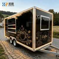 Camion de restauration mobile, camion-restaurant avec cuisine, remorque alimentaire, snack-bar, restaurant commercial, remorque alimentaire multifonctionnelle