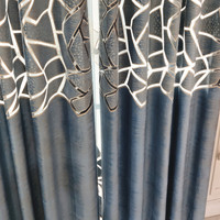 Rideaux de Salon Modernes Ajourés en Broderie Laser Personnalisables